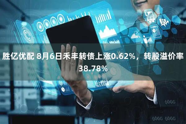 胜亿优配 8月6日禾丰转债上涨0.62%，转股溢价率38.78%